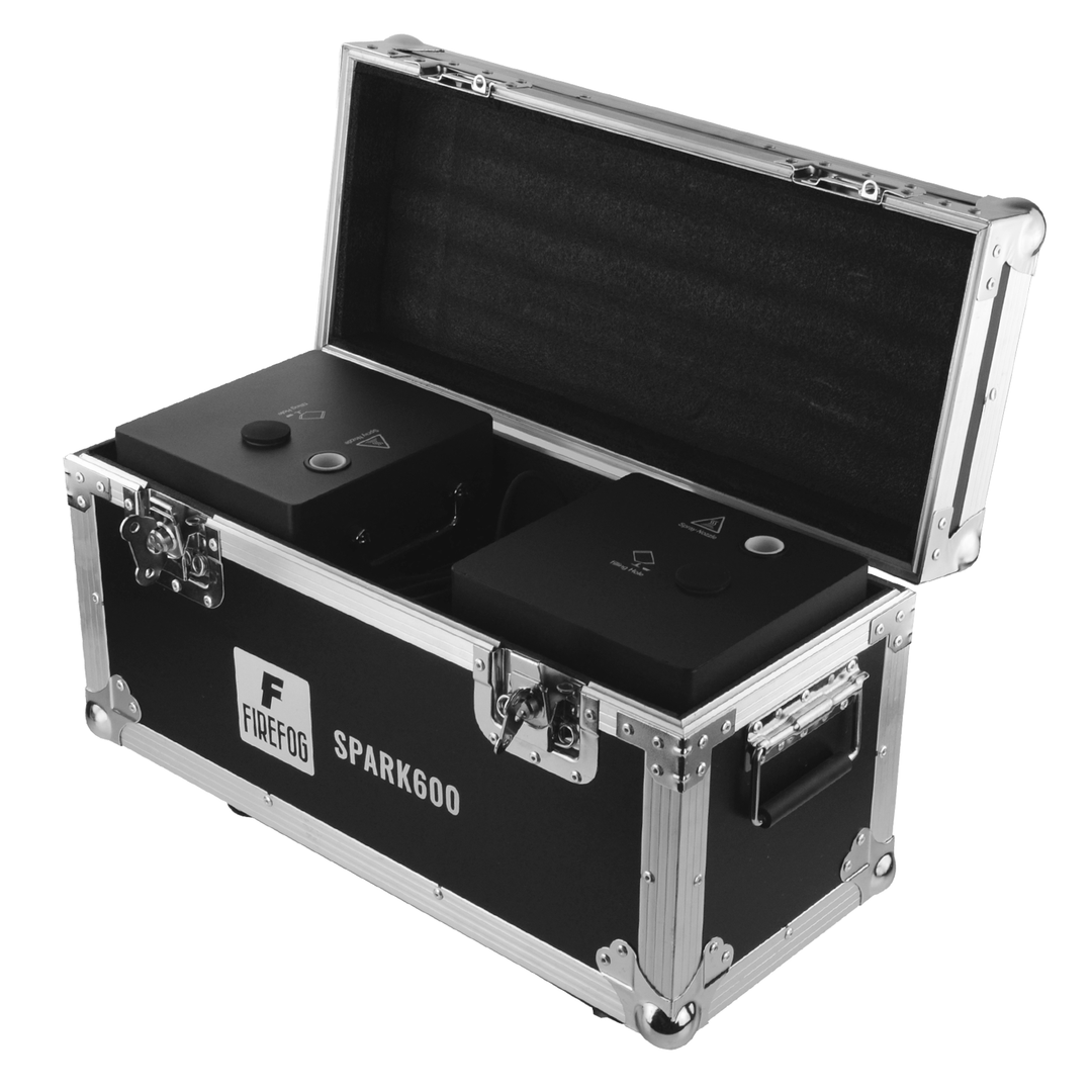 Firefog SPARK600 máquina de chispas, set de 2 máquinas y case