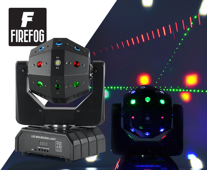 Firefog STARBALL moving head con laser y strobe
