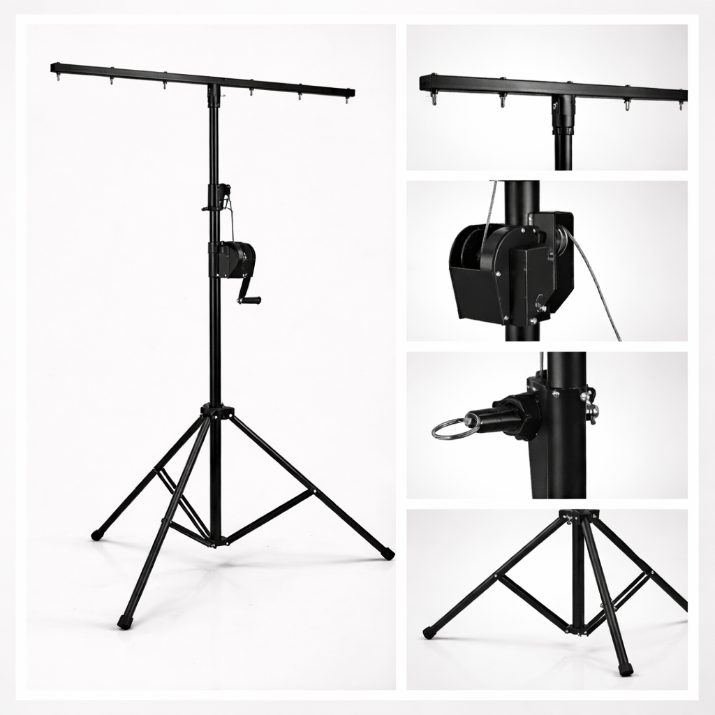 Hardman LS2 wind-up soporte de iluminación, de 1,6 a 2,8 m, 50 kg