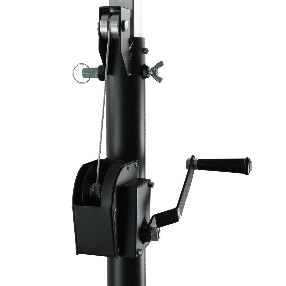 Hardman LS3 wind-up soporte de iluminación, de 1,7 a 4,3 m, 65 kg