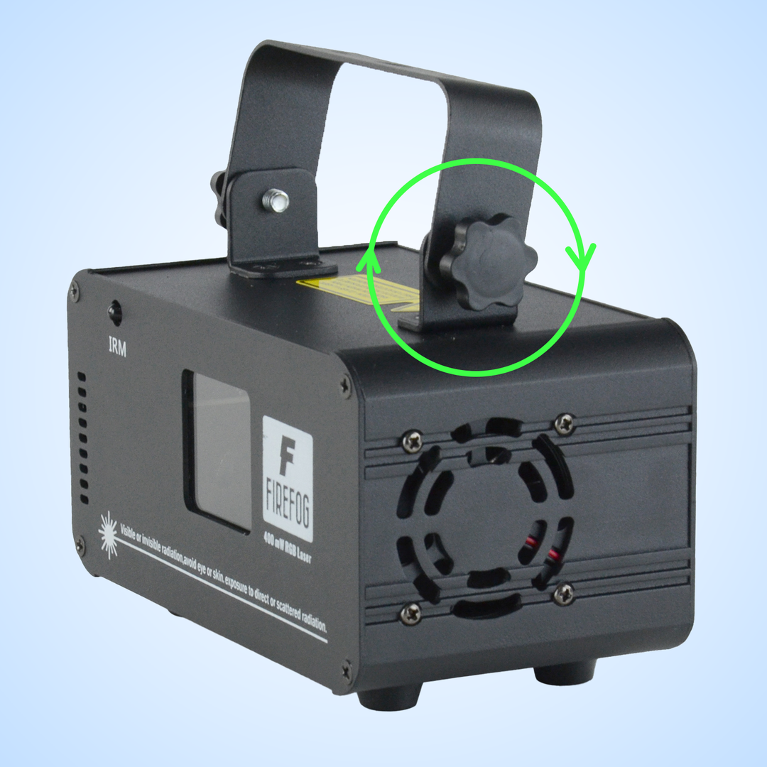 Firefog RGB láser disco 400 mW con DMX y mando a distancia