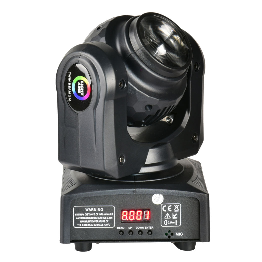 LIGHT4ME TWIN BEAM 210 mini dobbeltsidet LED moving head