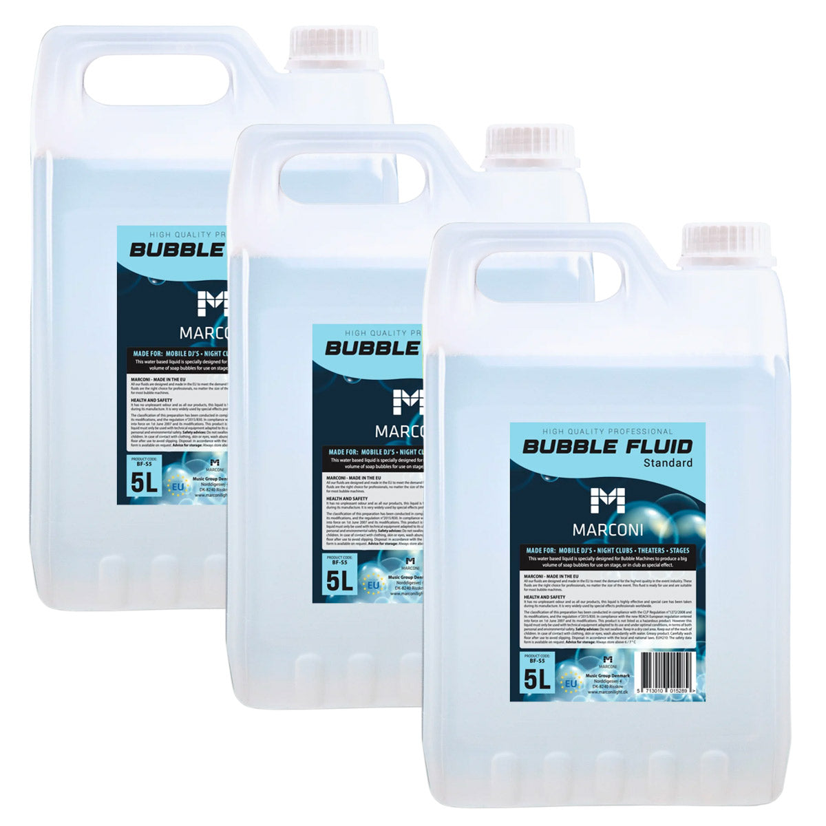 3 x 5L Líquido para burbujas