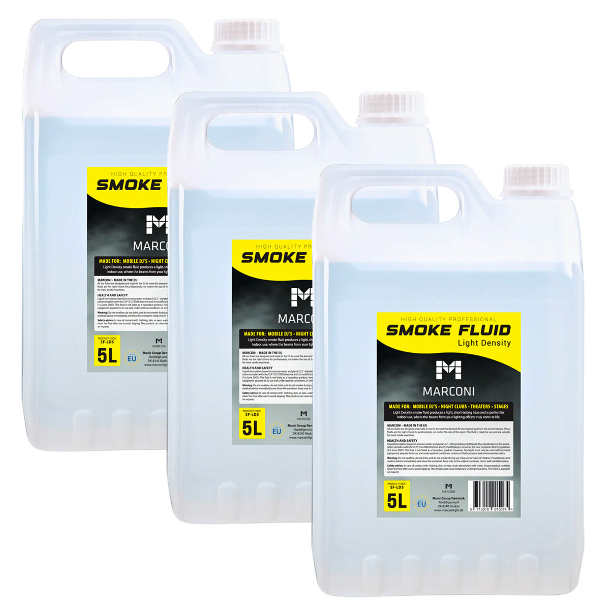 3 x 5L Líquido para humo (Light Density)
