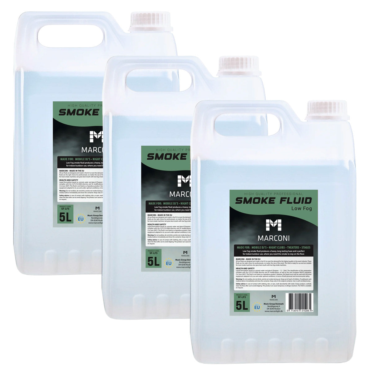 3 x 5L Líquido para humo (Low Fog)