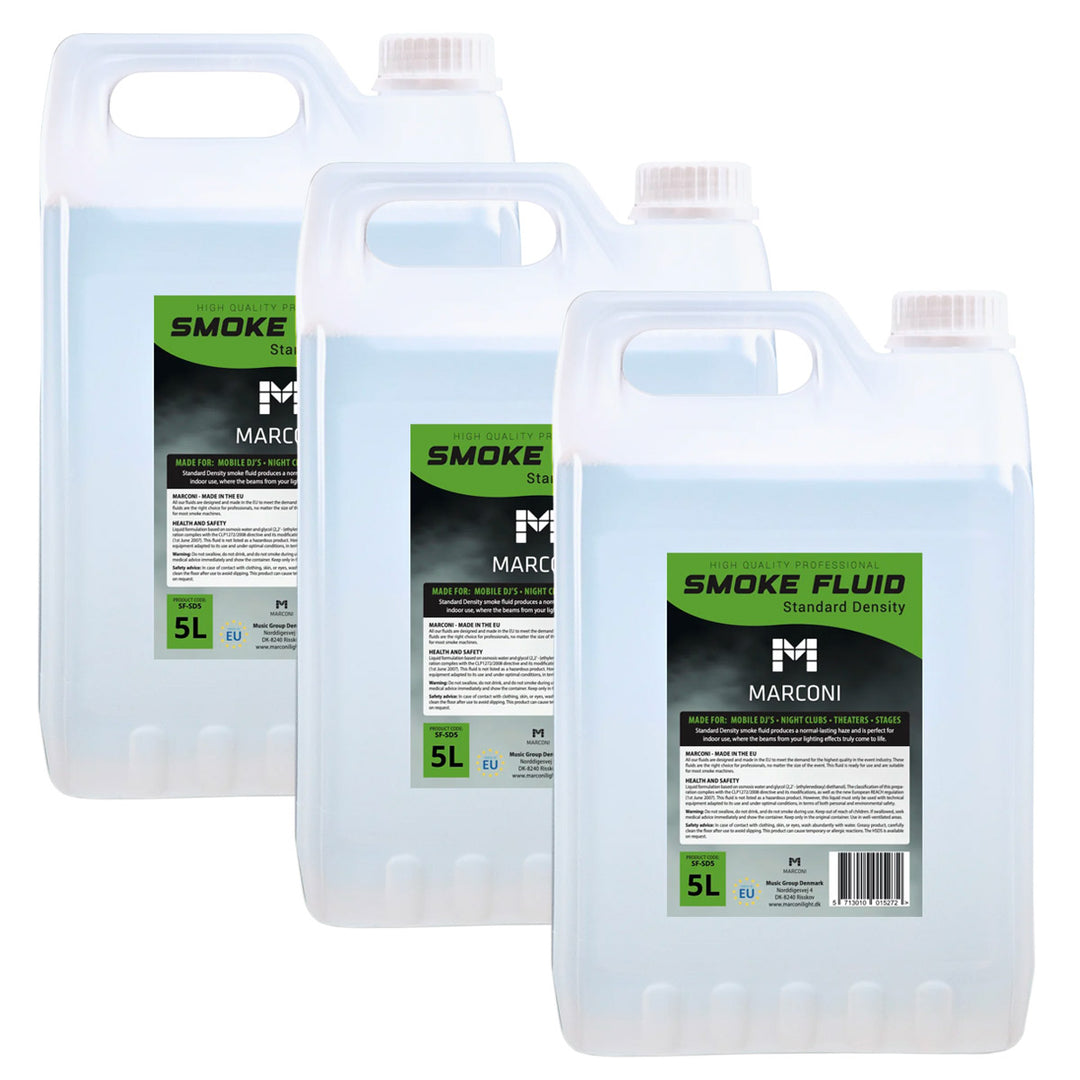 3 x 5L Líquido para humo (Standard Density)