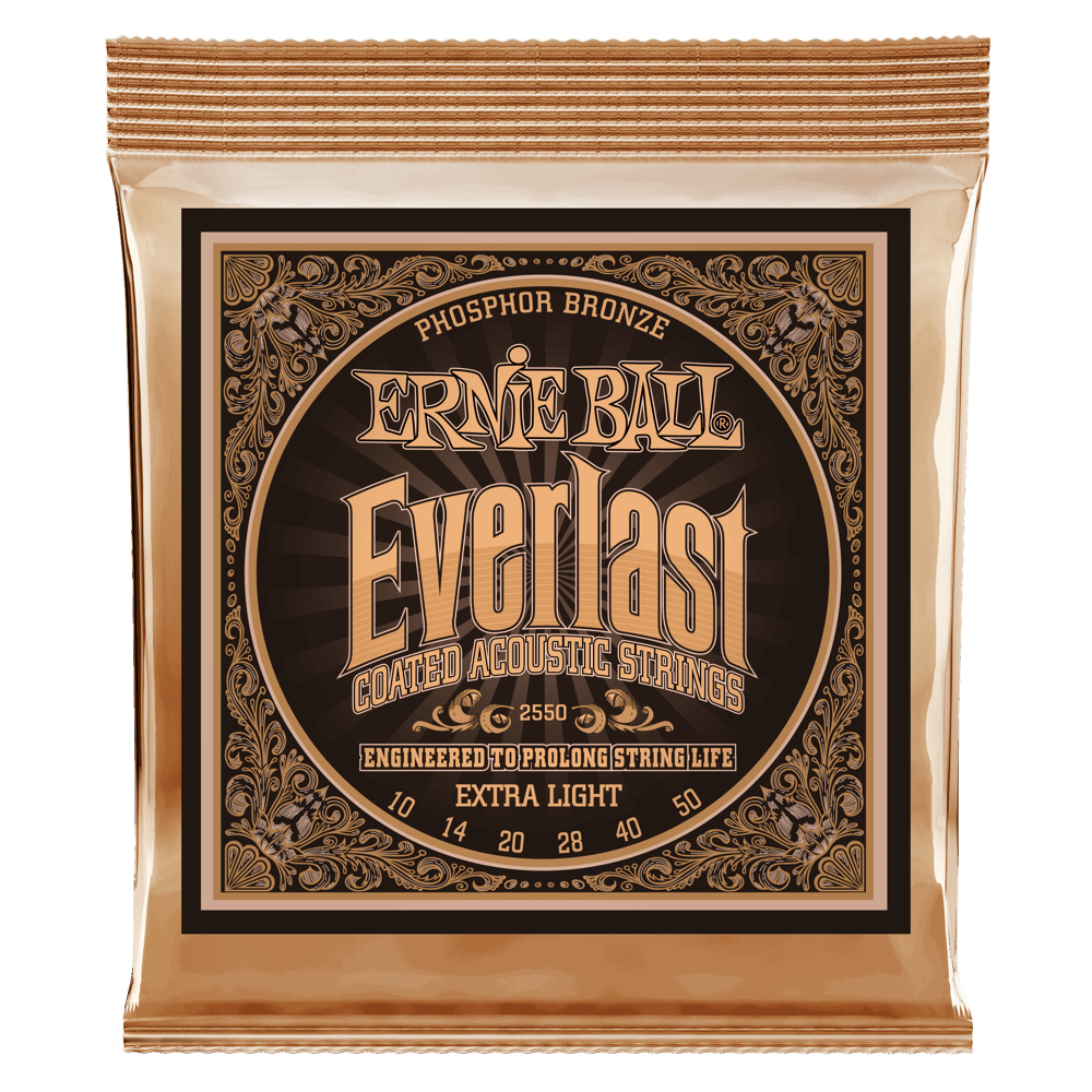 Ernie Ball Everlast Coated Phosphor Bronze Cuerdas de Guitarra (Akustisk)