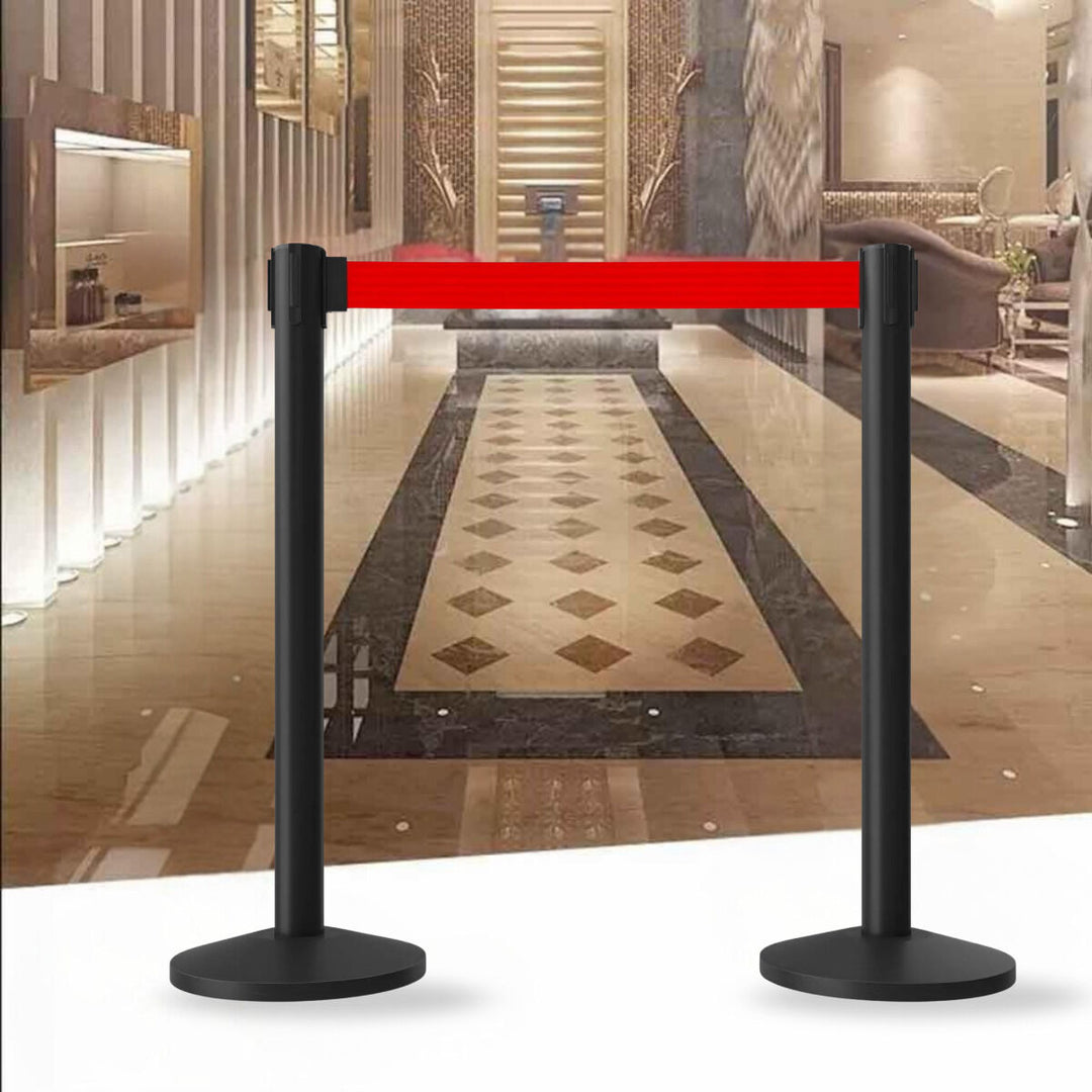 Postes delimitadores 2 unidades – Negro/Rojo
