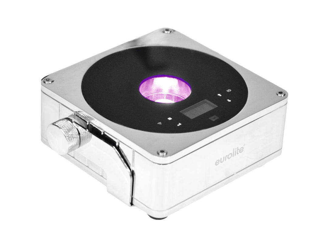 EUROLITE Set 4x AKKU IP Flat Light 1 chrome + Soft Bag + Cargador