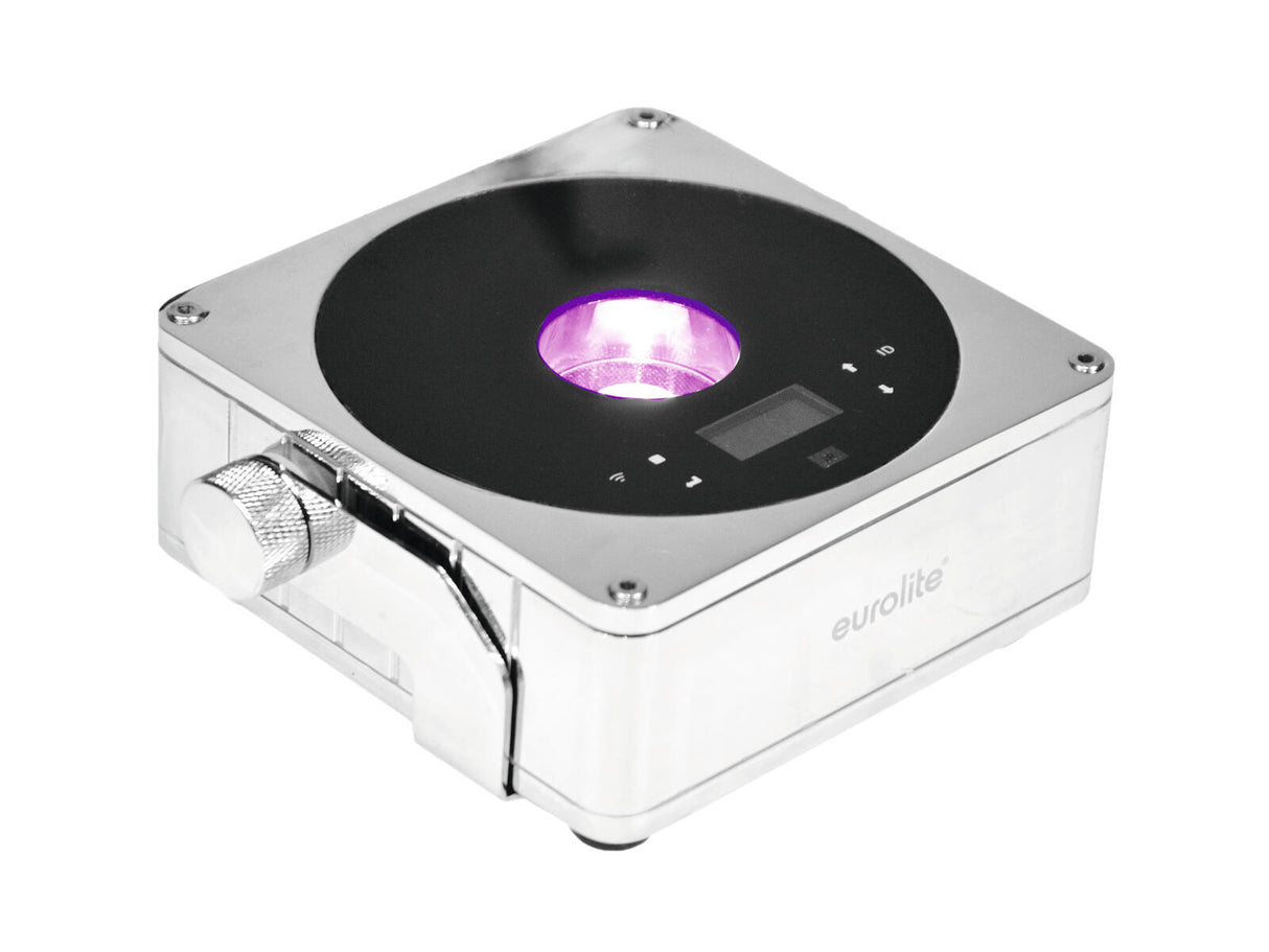 EUROLITE Set 4x AKKU IP Flat Light 1 chrome + Soft Bag