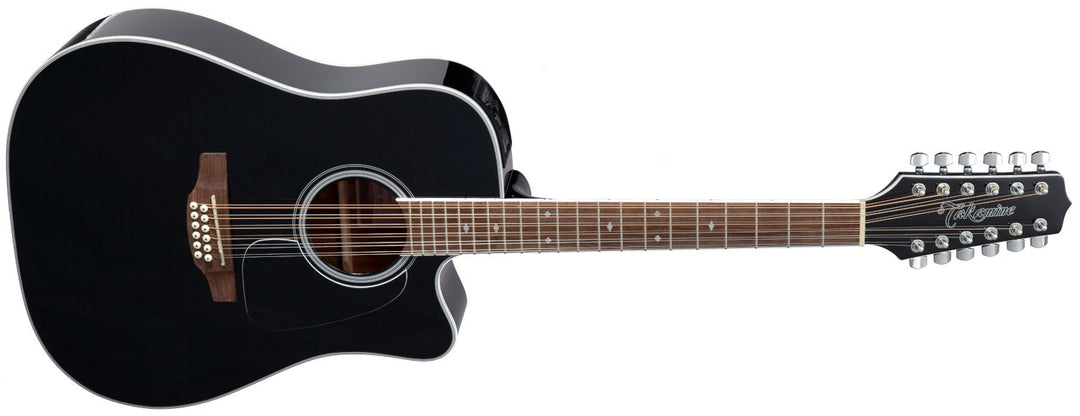 Takamine GD38CE-BLK Dreadnought Guitarras acústicas de 12 cuerdas, B