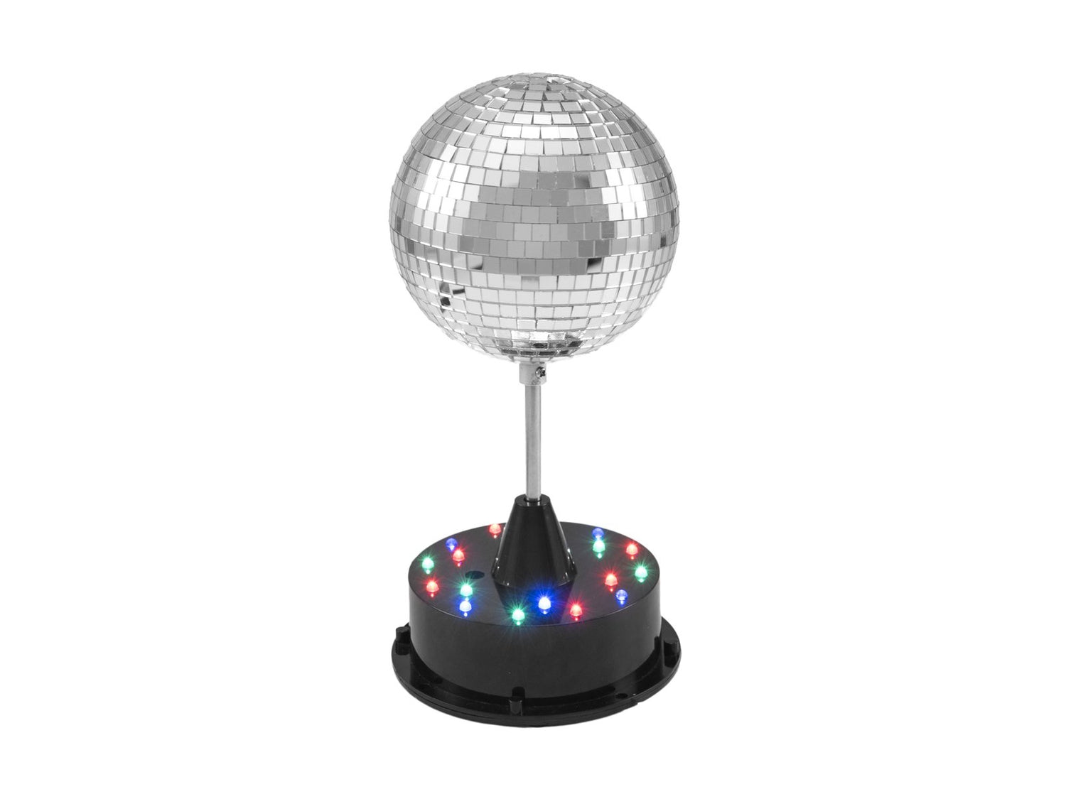 Mirror Ball with LED Base (13 cm)