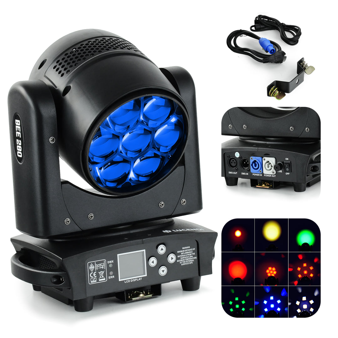 Lucendi BEE280 7 x 40 W LED Ojos de abeja