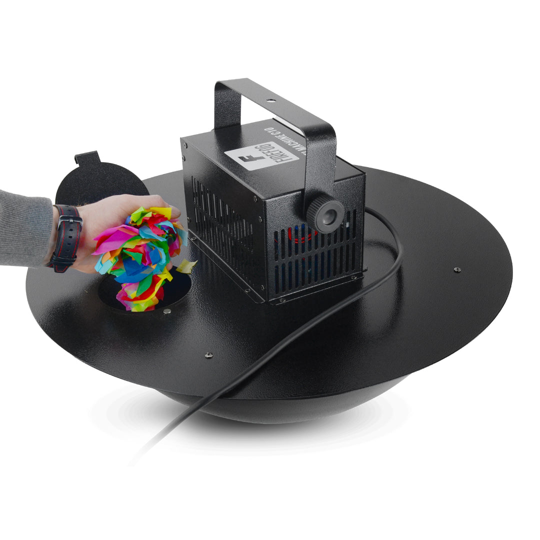 Firefog cañón de confeti eléctrico de 200 W con DMX y mando a distancia
