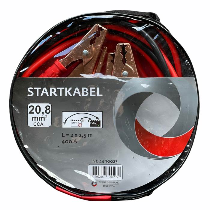 Juego de cables de arranque Avant 2,5m. 21mm2 400A