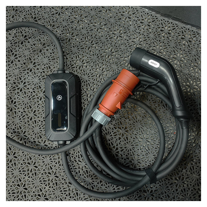 Cargador portátil para vehículo eléctrico Avant 11kW/16A con enchufe CEE