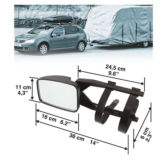 Espejo para camping/autocaravana, 1 ud. universal