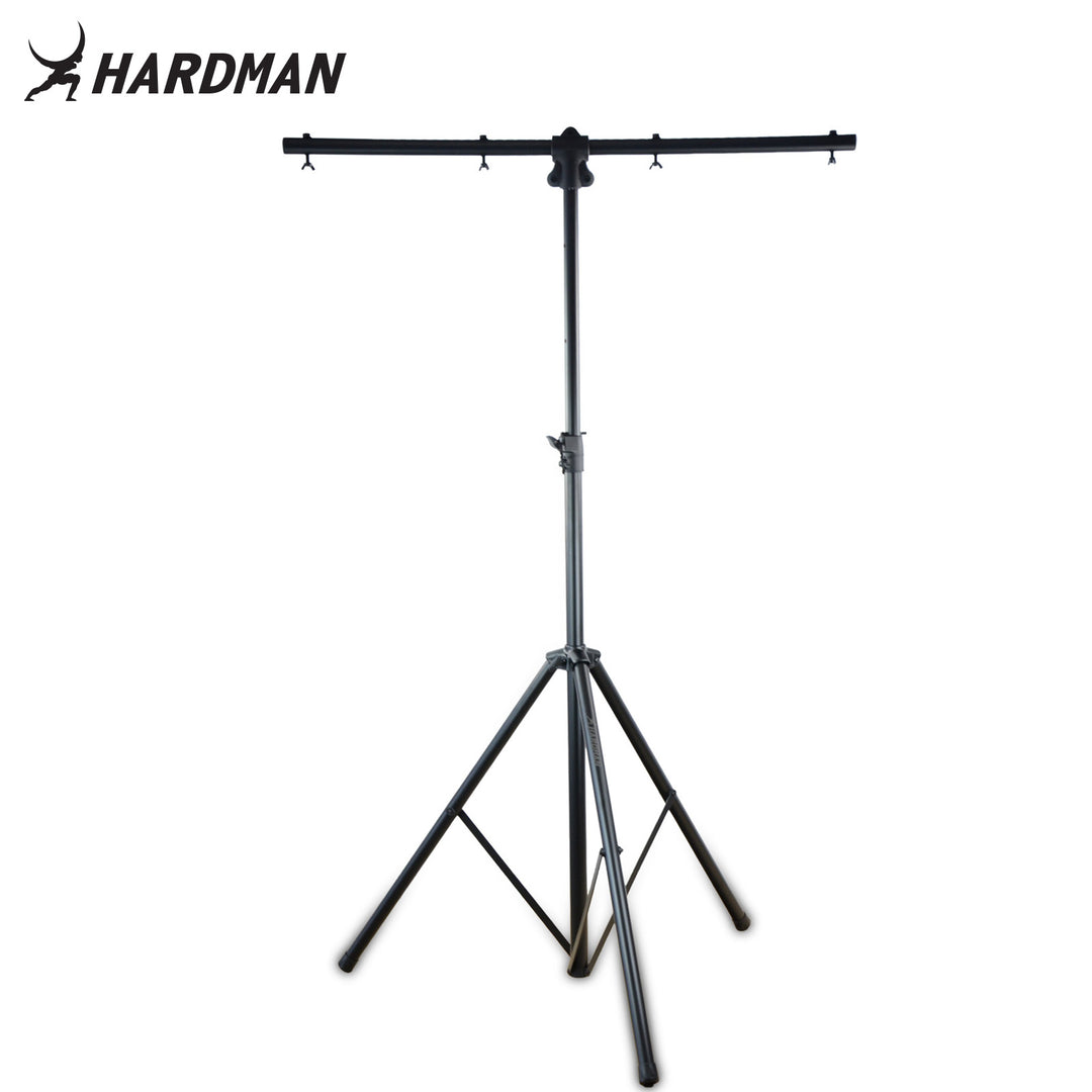 Hardman HLS2 soporte de iluminación con T-bar, 2,5 m, 70 kg, negro