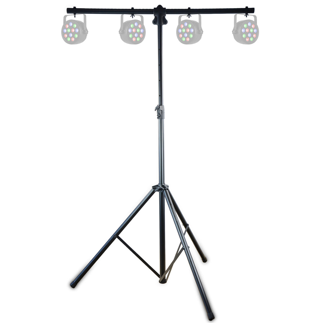 Soporte de iluminación Hardman HLS3 con barra en T y pasador automático, 2,5 m