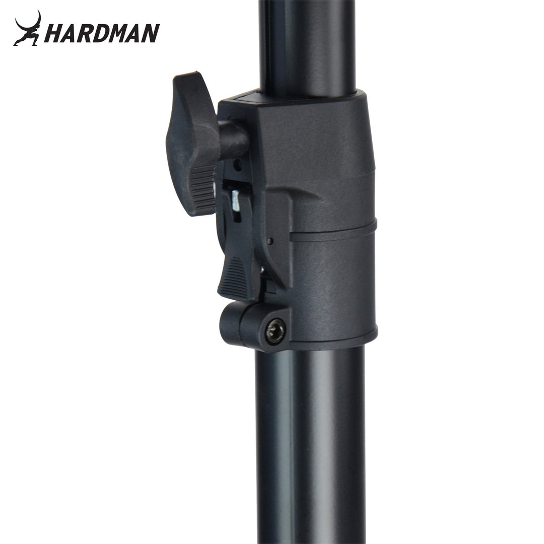Soporte de iluminación Hardman HLS3 con barra en T y pasador automático, 2,5 m