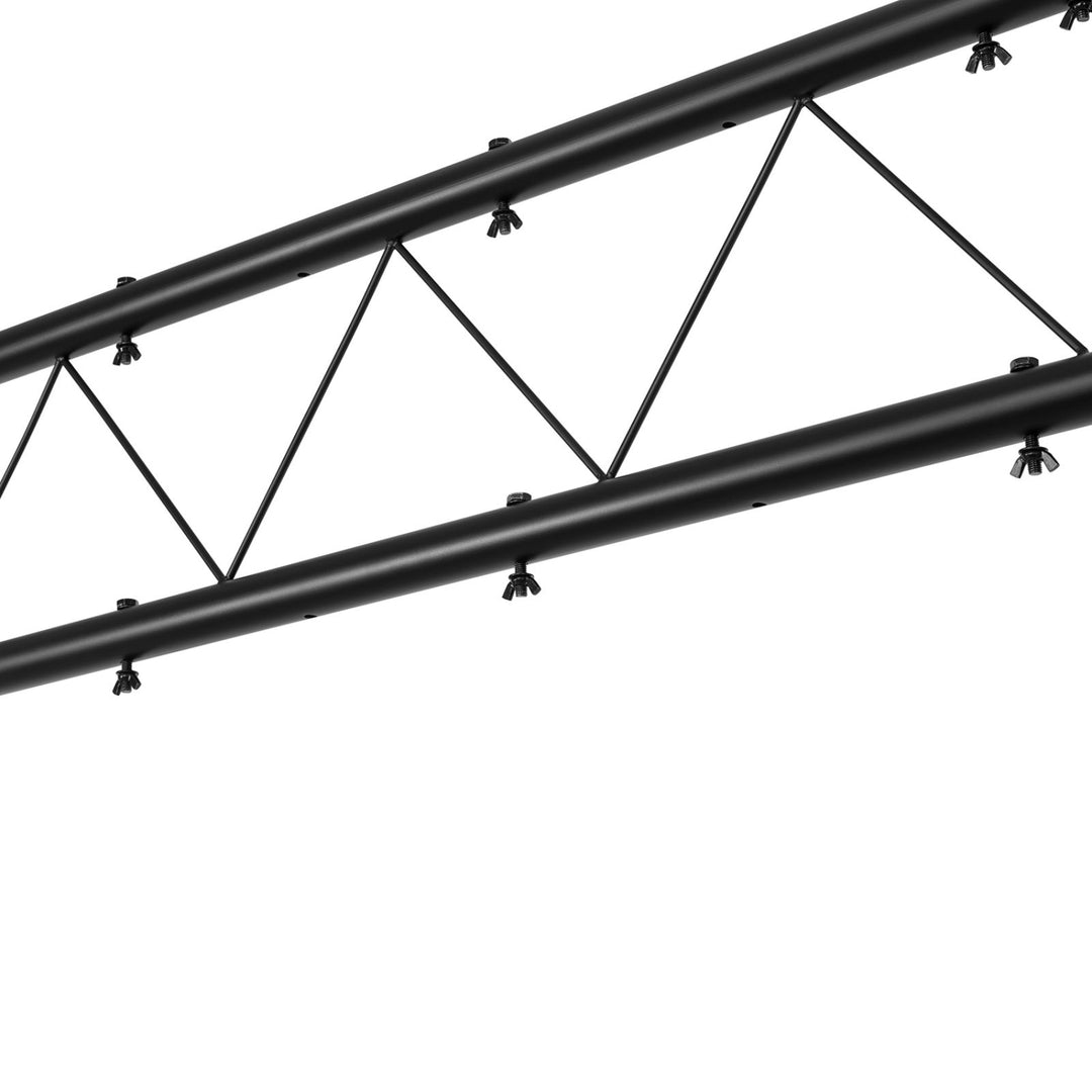 Puente de iluminación Hardman SDLS1 sobre soportes, 3,5 m de alto y 3 m de ancho