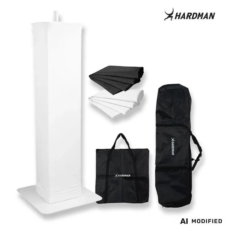 Hardman PTS23W tótem, blanco, 100-175 cm