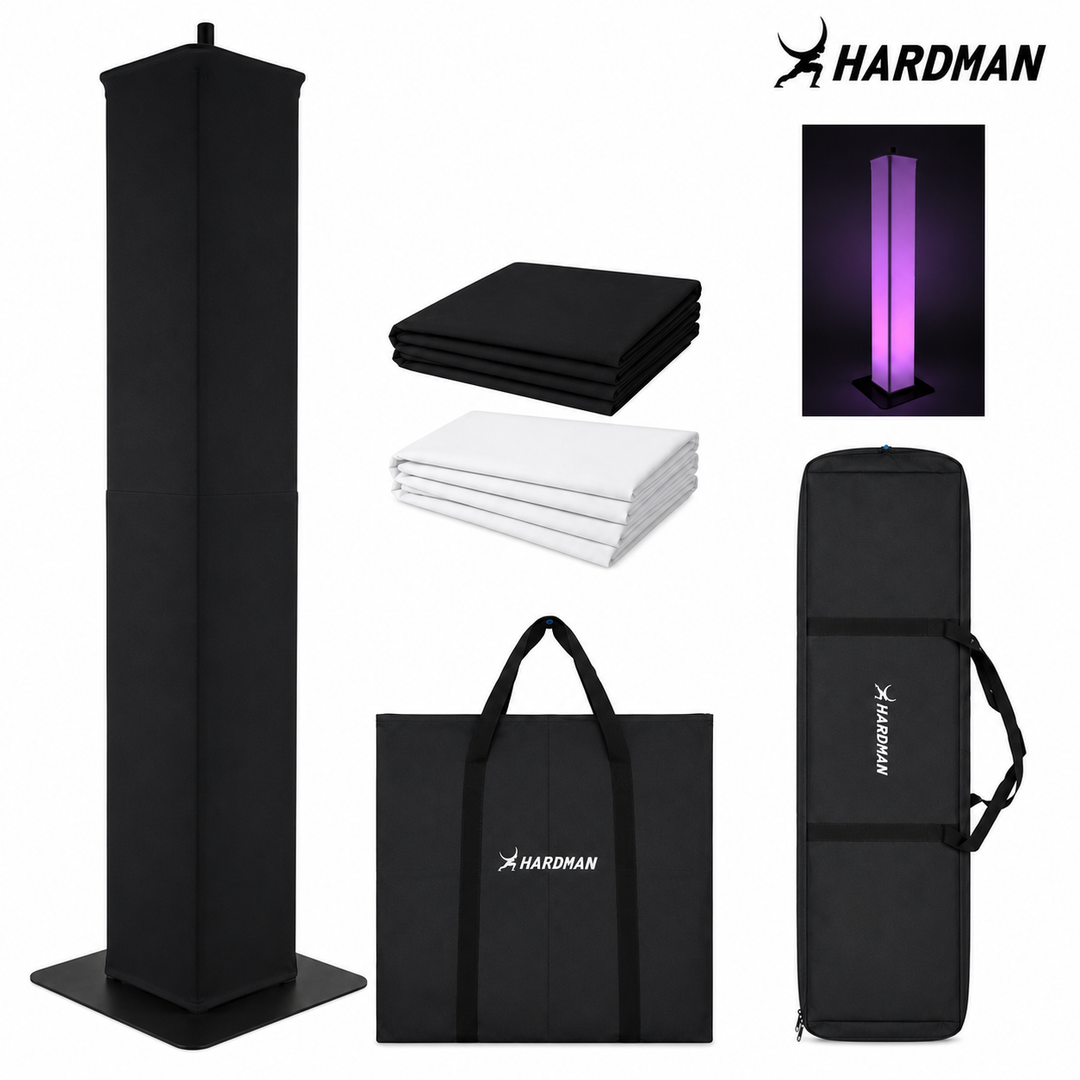 Hardman PTS23B tótem, negro, 100-175 cm