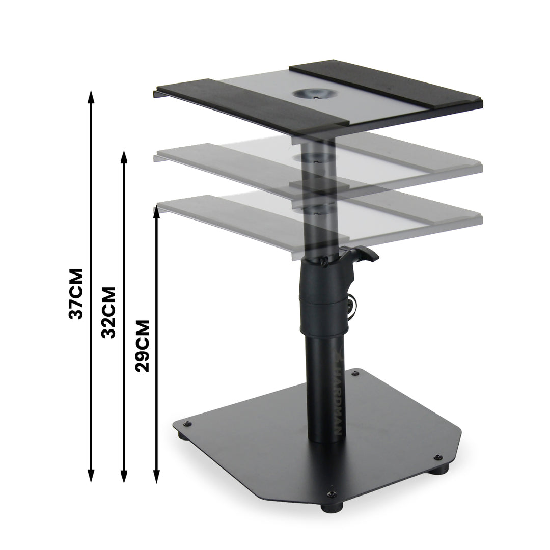 Hardman HLM42 juego de dos soportes de sobremesa para monitores de estudio