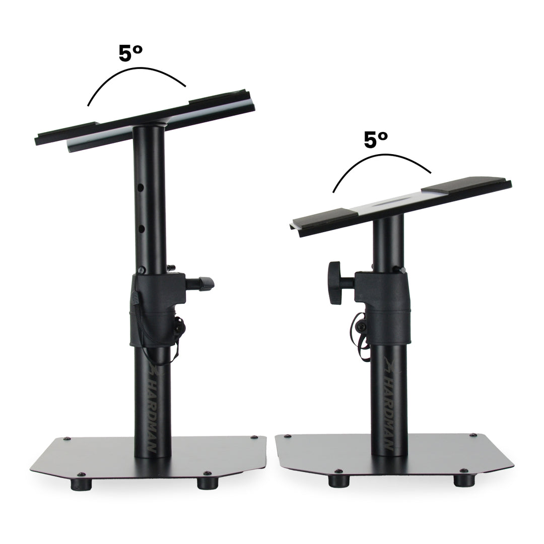 Hardman HLM42 juego de dos soportes de sobremesa para monitores de estudio