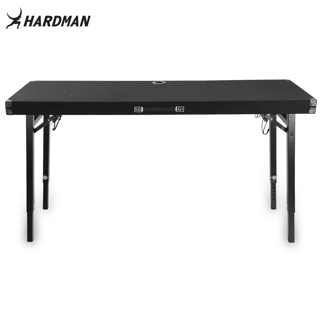 Hardman DTS1 mesa DJ plegable, 154 x 52 cm, con bolsa