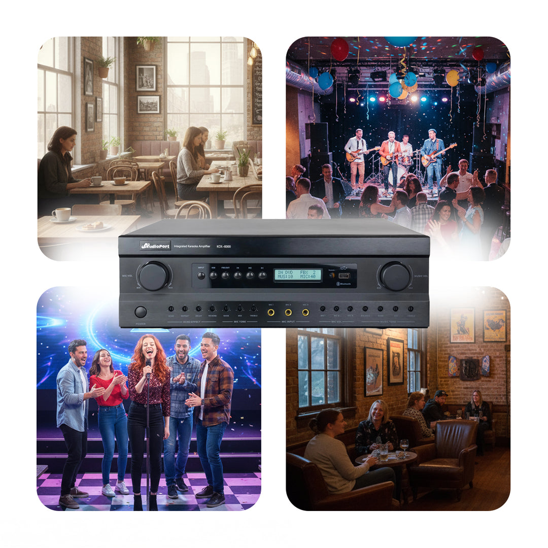 Amplificador Audioport KC8300 2 x 300 W con DSP