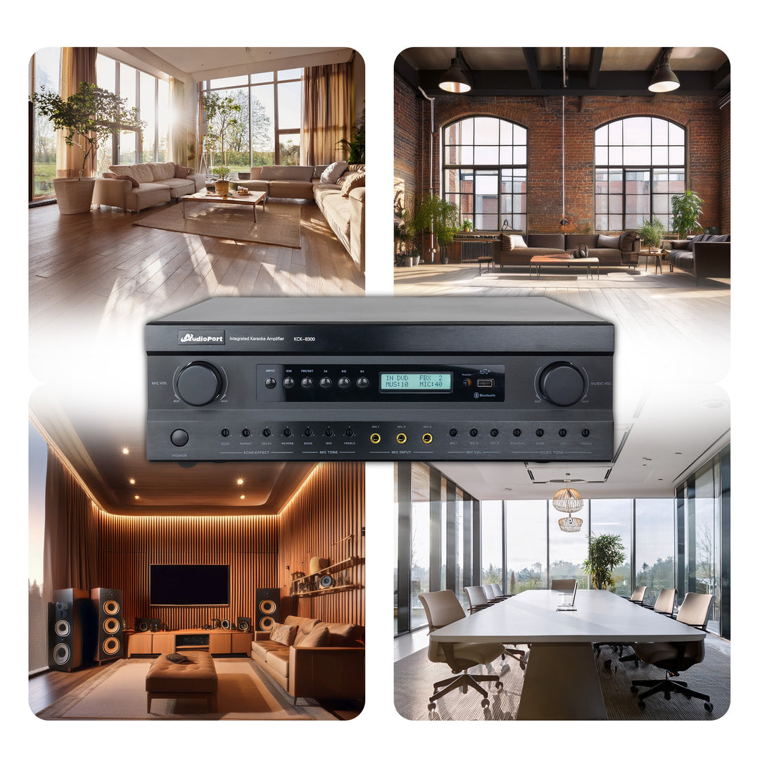Amplificador Audioport KC8300 2 x 300 W con DSP