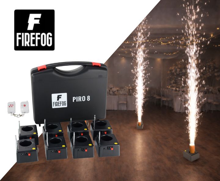 Firefog Piro 8 kit de encendido remoto para fuentes de chispas, 8 canales