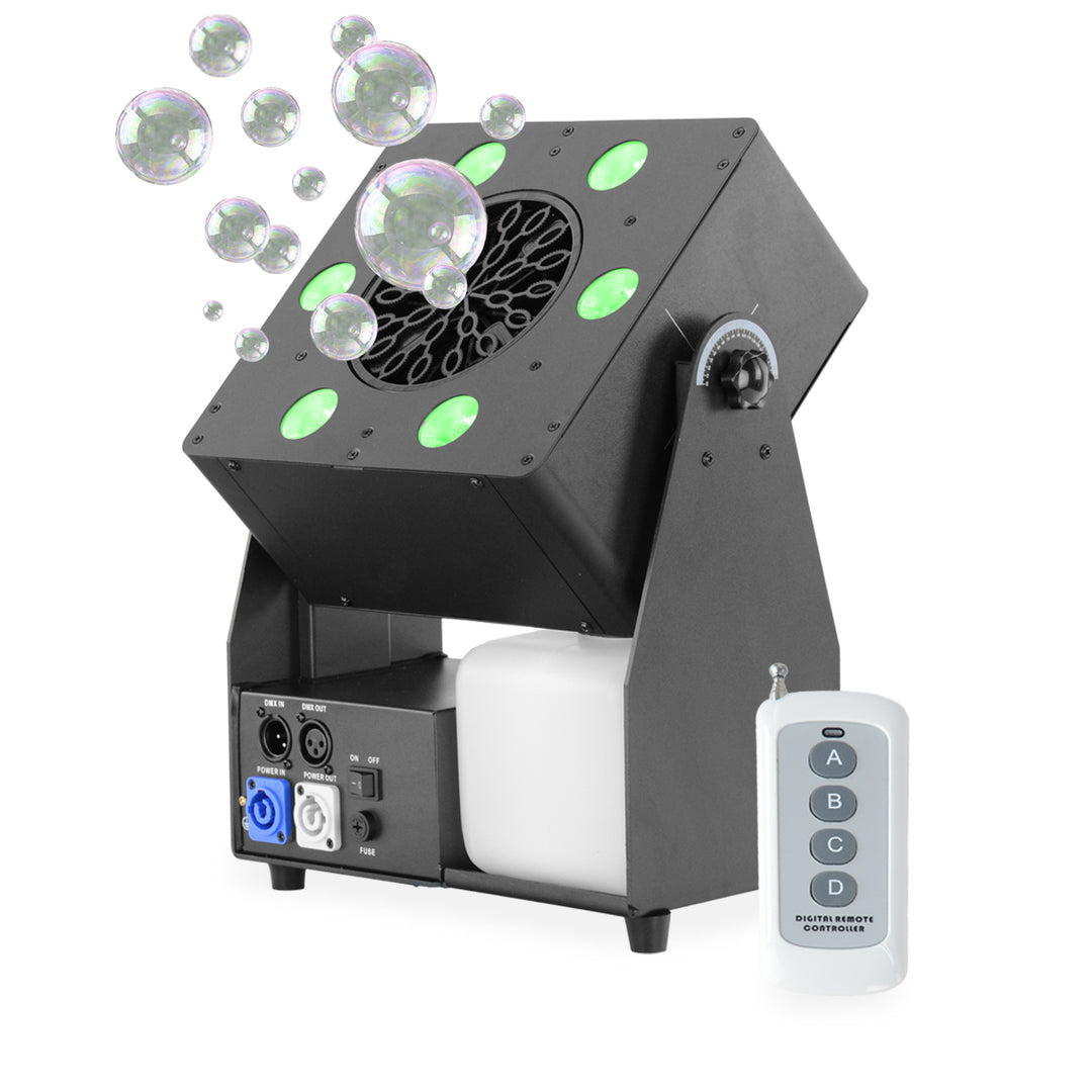 Firefog Bubble Max 1 máquina de burbujas con LED, DMX y mando a distancia