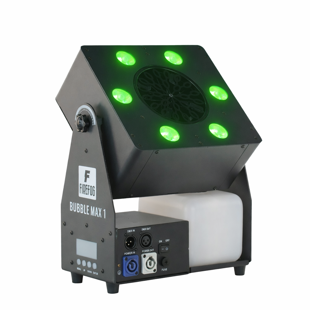 Firefog Bubble Max 1 máquina de burbujas con LED, DMX y mando a distancia