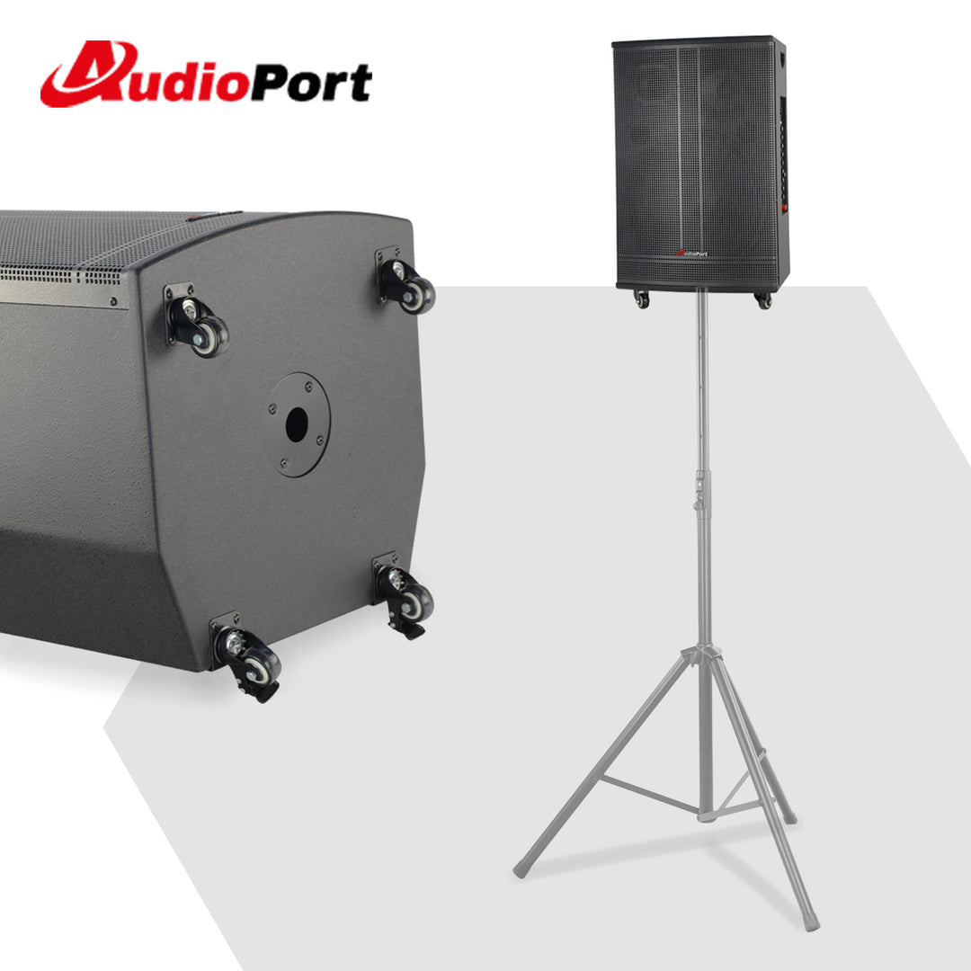 Audioport V15 altavoz activo portátil de 500 W con 2 micrófonos