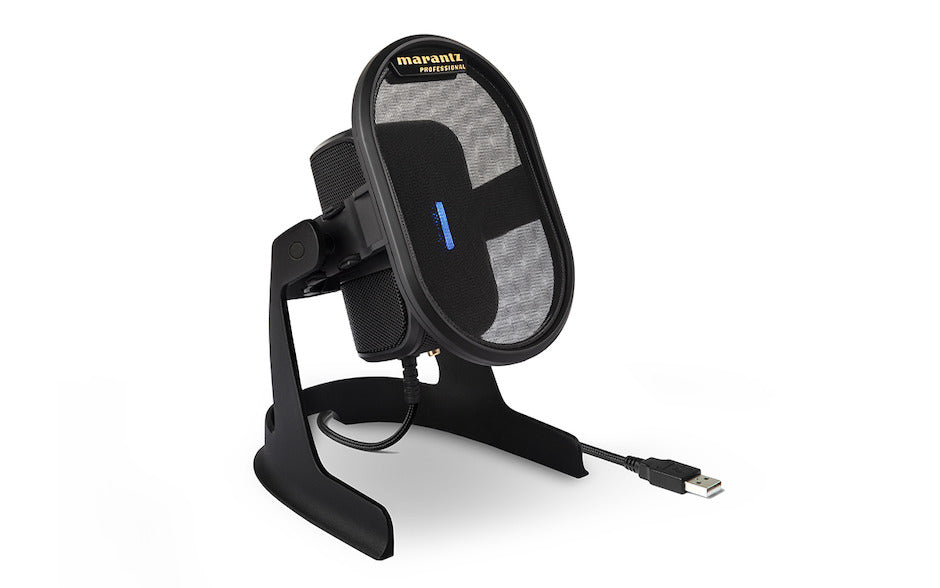 Marantz Micrófono USB de escritorio para árbitros (Negro)
