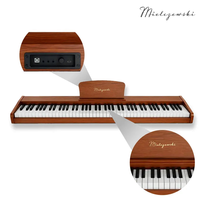 Mielczewski Canzona digitalpiano, caoba clara