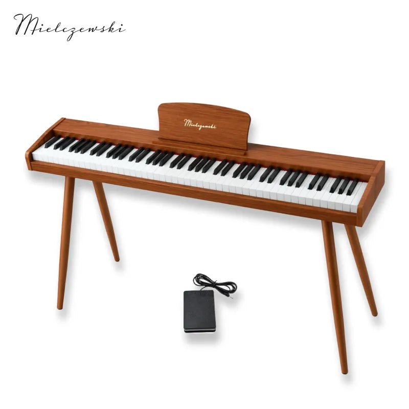 Mielczewski Canzonetta digitalpiano con patas, caoba clara