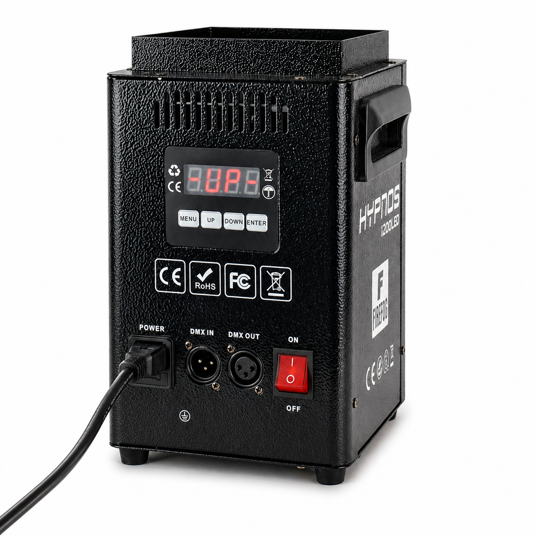Firefog Hypnos 1200LED máquina de niebla vertical de 1200 W con RGB LED