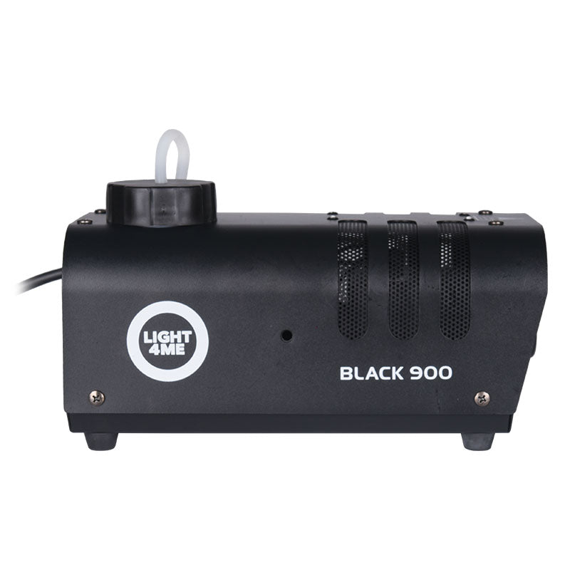 Light4Me Black 900 Máquina de niebla 700W con mando a distancia por cable