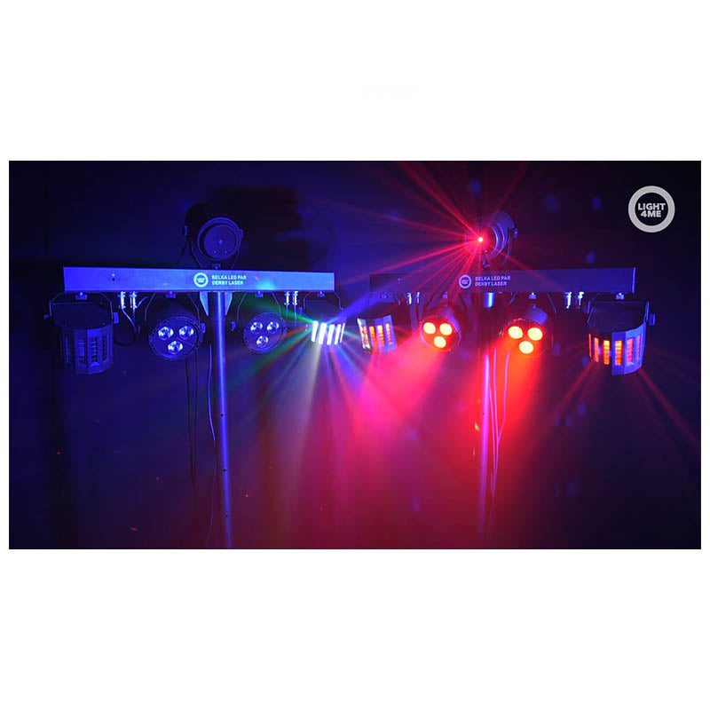 Light4Me T-Bar LED PAR Derby Láser MultiBar