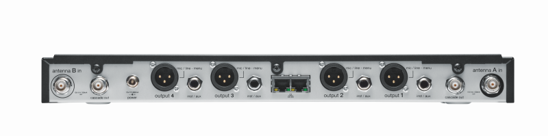 Shure SLXD4Q Receptor Cuádruple (G65)