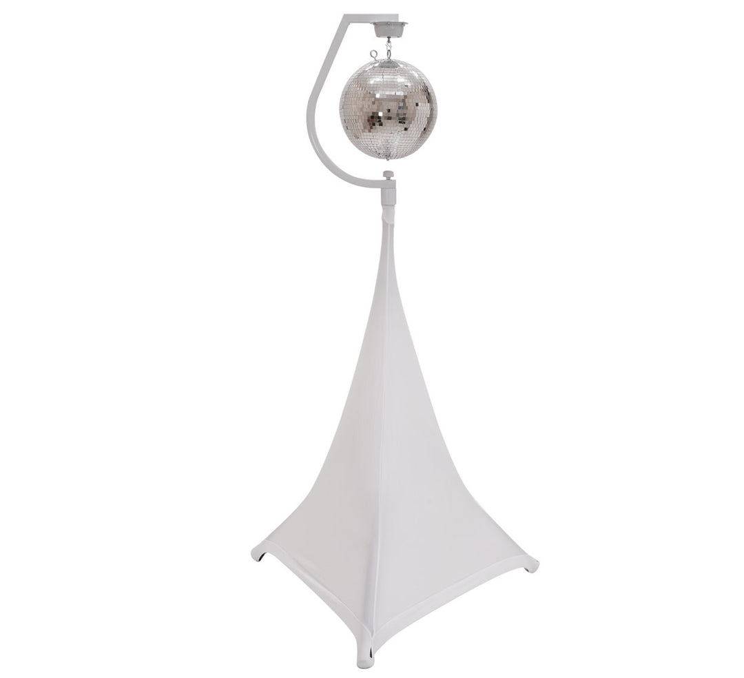 Soporte con motor para Bolas de Espejos hasta 30cm (Blanco)