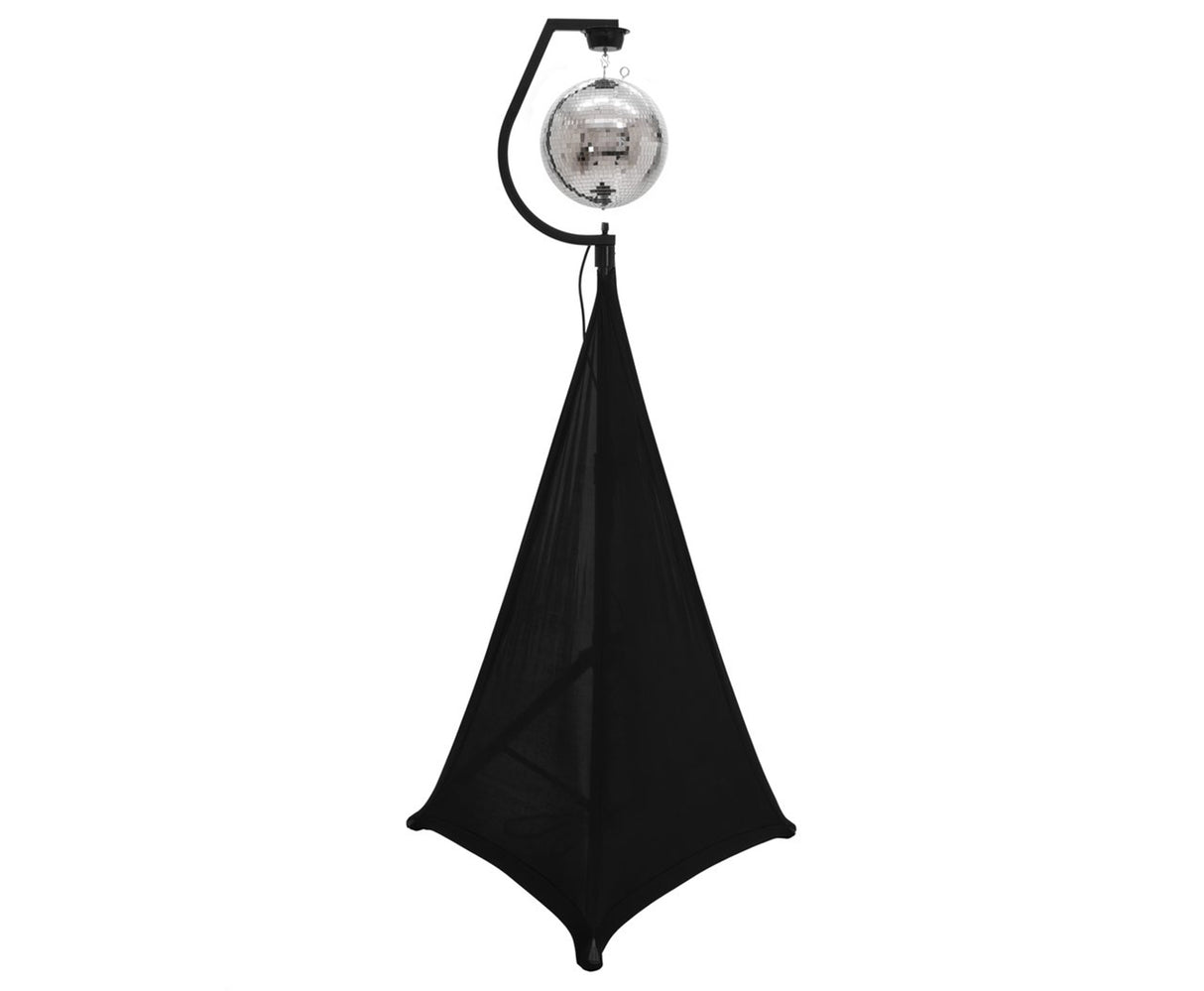 Holder with motor for mirror balls up to 50cm (Black)