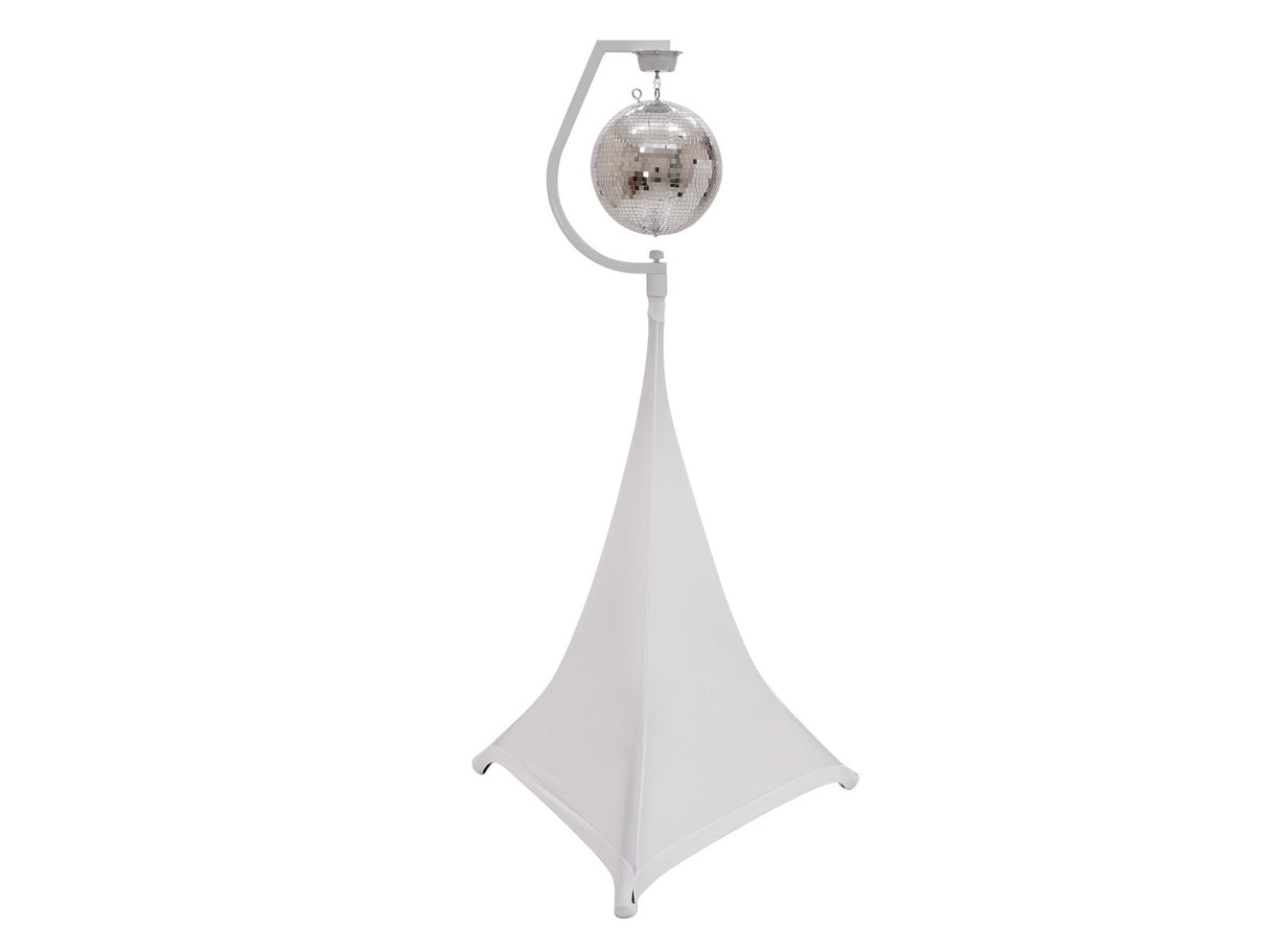 Holder with motor for mirror balls up to 50cm (White)