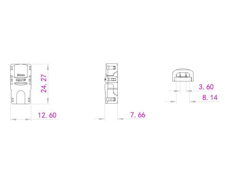 EUROLITE LED Conector flexible para tira LED de 2 pines y 8 mm