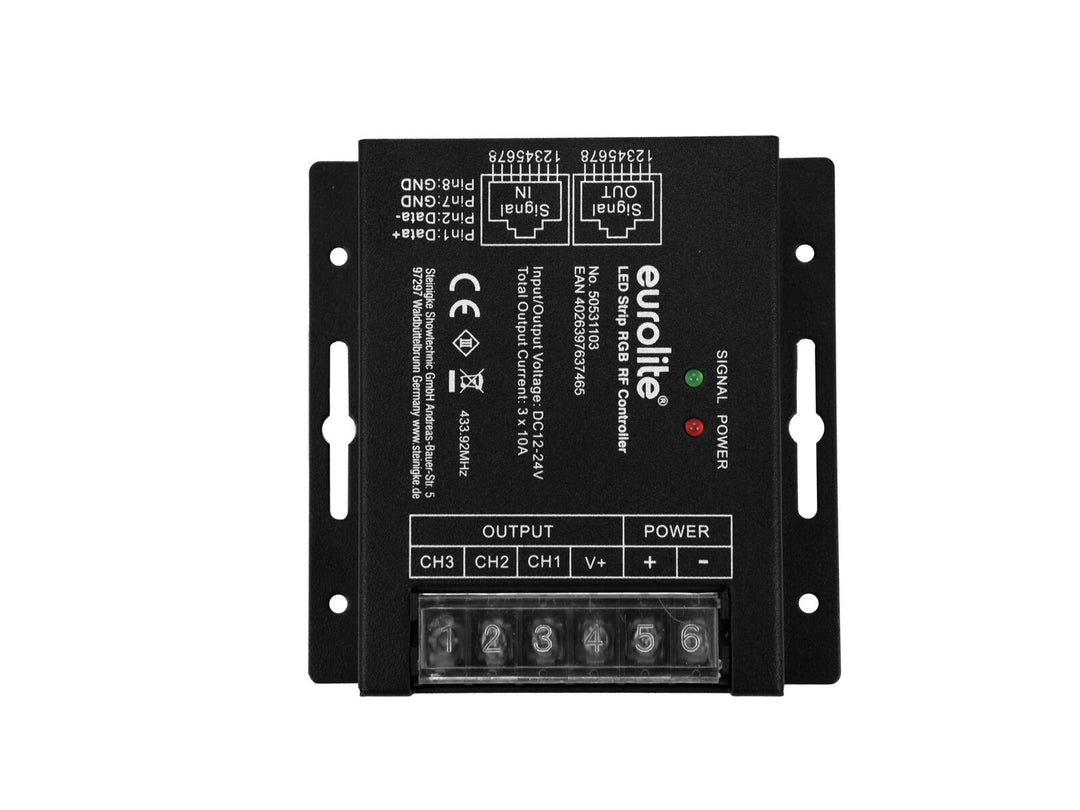 Controlador RF para tira LED RGB EUROLITE