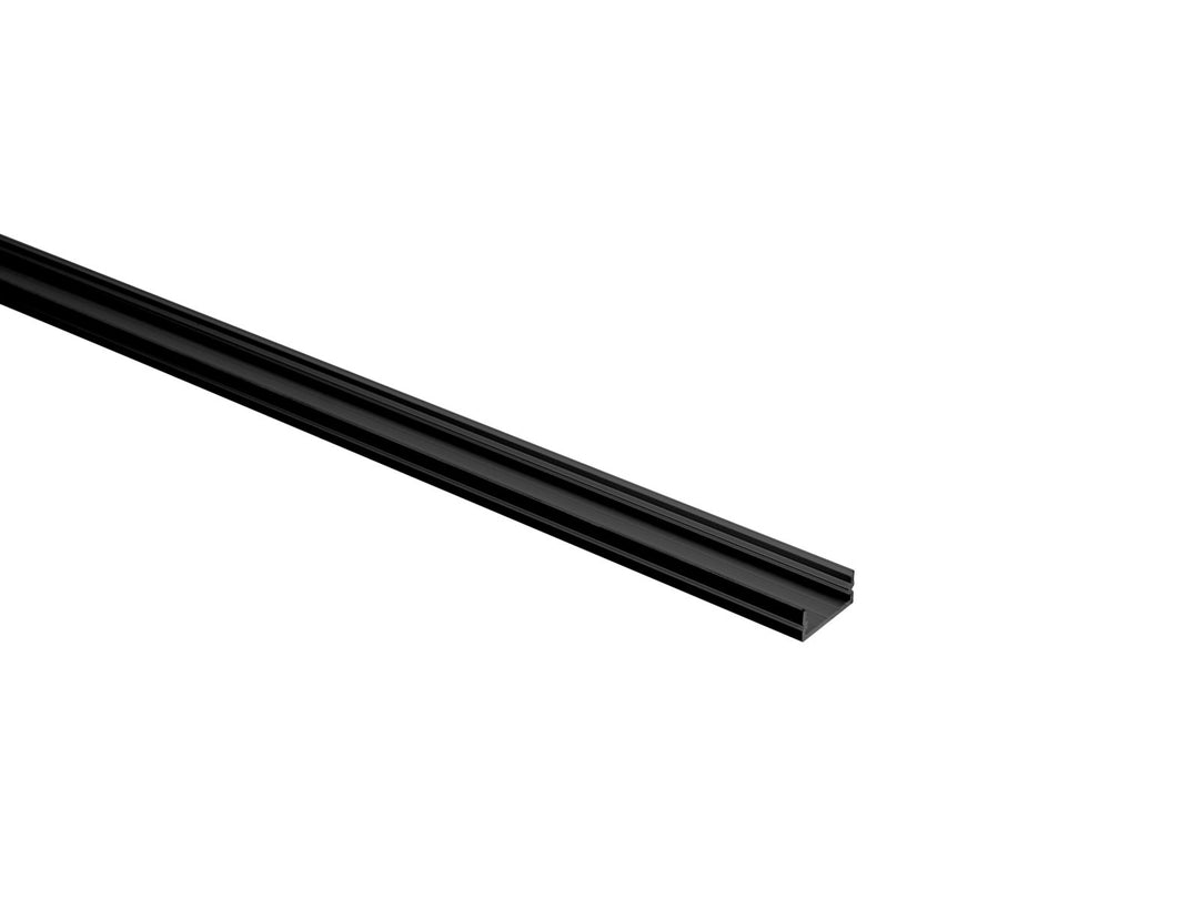 Eurolite Perfil en U de 20mm para Tira LED negro (2m)