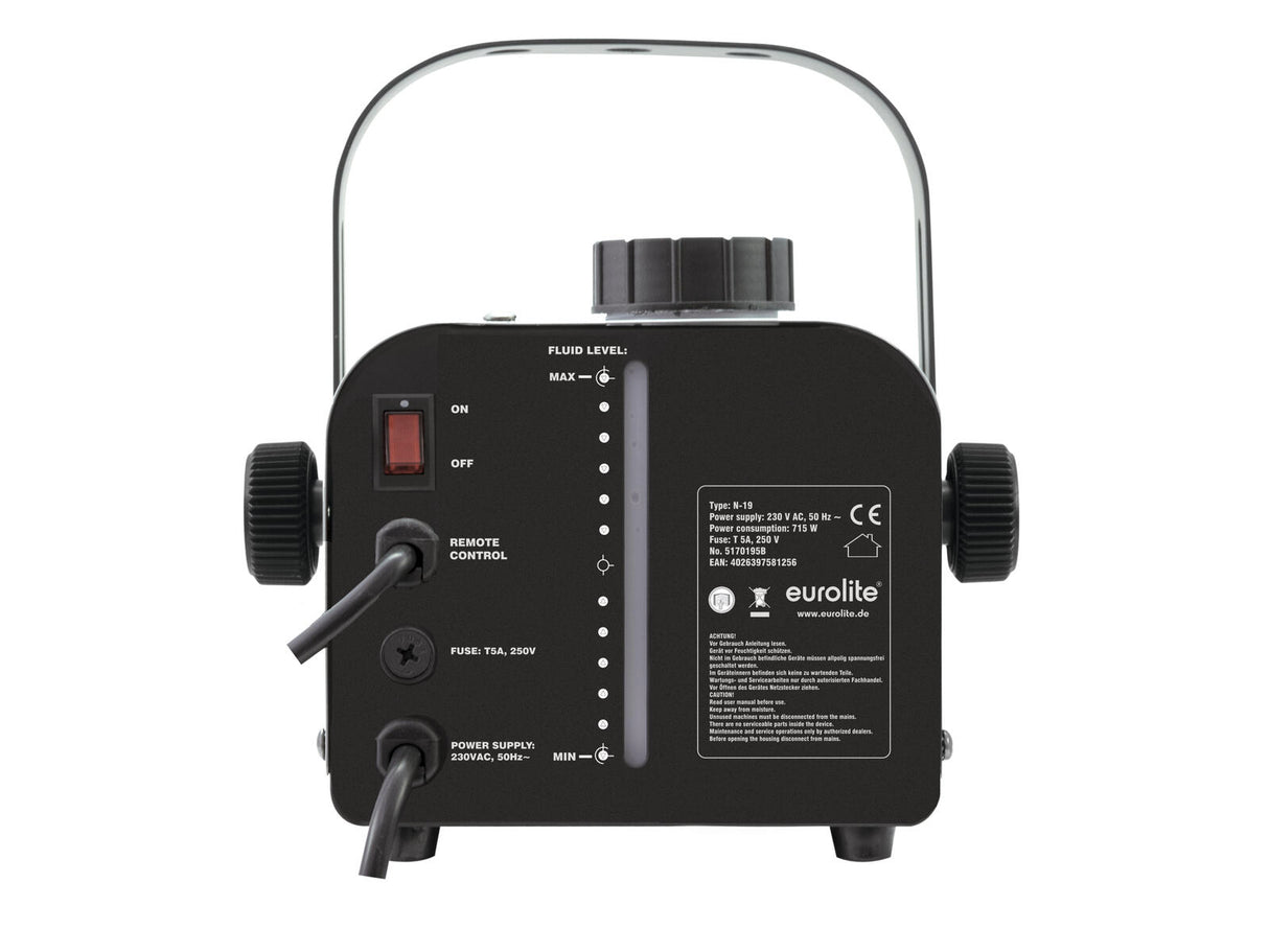 EUROLITE N-19 Fog Machine silver